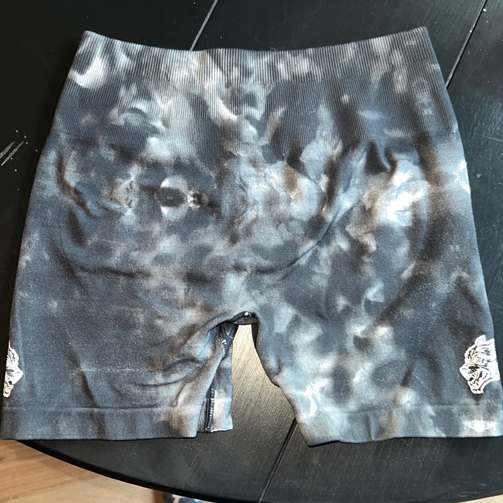 Darc sport everson seamless black marble shorts